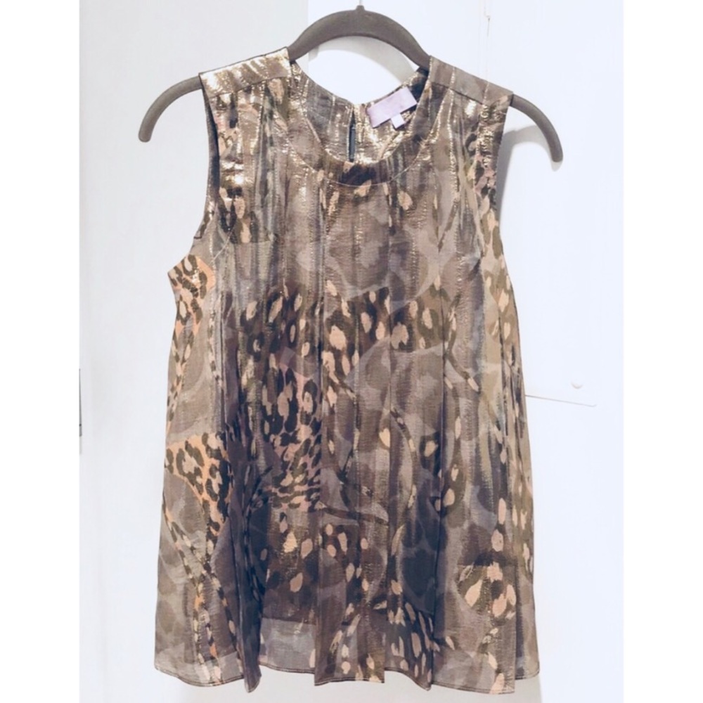 Intermix Lacey Parker 100% Silk Sleeveless Top